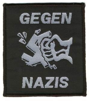 Aufnäher: Gegen Nazis
