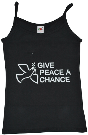 Trägershirt: Give Peace A Chance