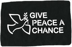 Aufnäher: Give peace a chance