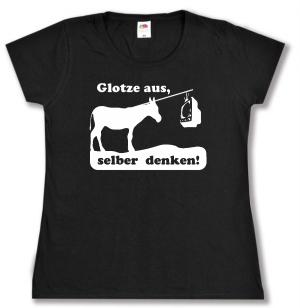 tailliertes T-Shirt: Glotze aus, selber denken!