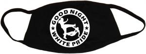 Mundmaske: Good Night White Pride (dicker Rand)