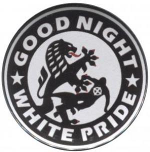 25mm Button: Good night white pride (Dresden)