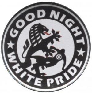 25mm Magnet-Button: Good night white pride (Dresden)