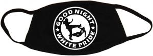 Mundmaske: Good Night White Pride (dünner Rand)