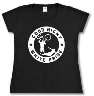tailliertes T-Shirt: Good Night White Pride - Fahrrad