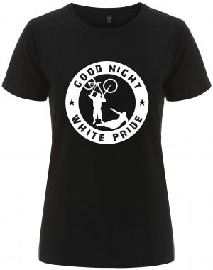 tailliertes Fairtrade T-Shirt: Good Night White Pride - Fahrrad
