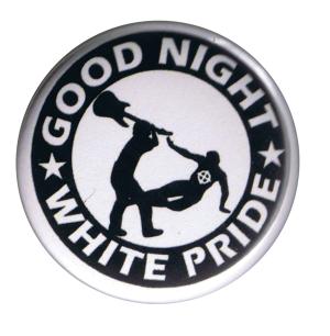 37mm Button: Good night white pride - Gitarre