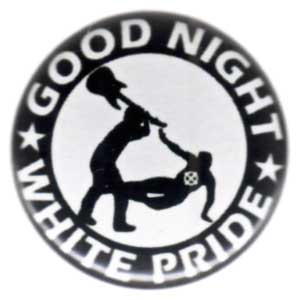 50mm Button: Good night white pride - Gitarre