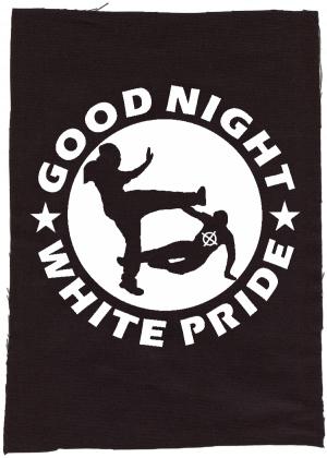 Rückenaufnäher: Good night white pride (HC)