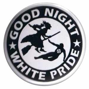 25mm Magnet-Button: Good night white pride - Hexe