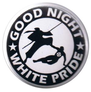 37mm Button: Good night white pride - Ninja