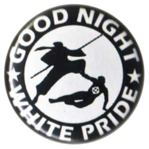 25mm Magnet-Button: Good night white pride - Ninja