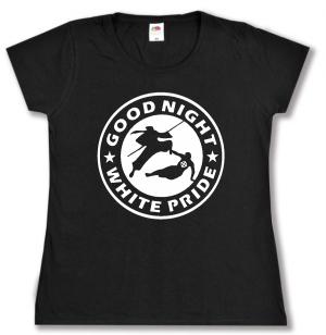 tailliertes T-Shirt: Good night white pride - Ninja