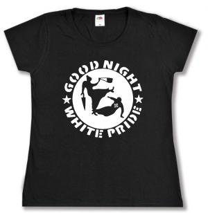 tailliertes T-Shirt: Good Night White Pride - Oma