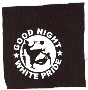 Aufnäher: Good Night White Pride - Oma