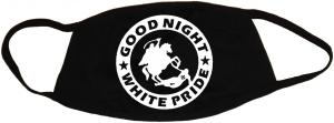 Mundmaske: Good night white pride - Reiter