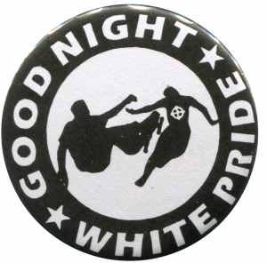 37mm Magnet-Button: Good night white pride - Skater