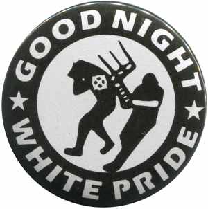 37mm Magnet-Button: Good night white pride - Stuhl