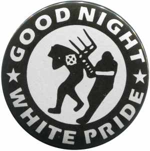 50mm Button: Good night white pride - Stuhl