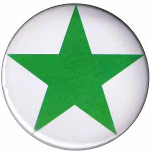 37mm Button: grüner Stern