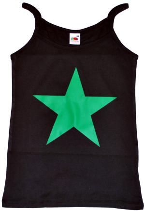 Trägershirt: Grüner Stern