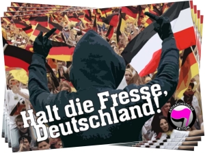 Aufkleber-Paket: Halt die Fresse, Deutschland!