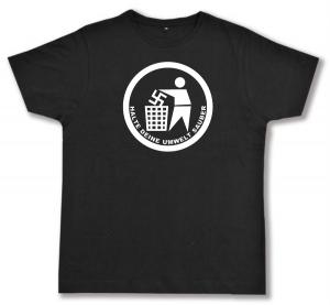 Fairtrade T-Shirt: Halte Deine Umwelt sauber