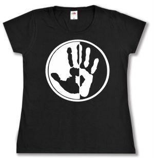 tailliertes T-Shirt: Hand
