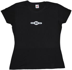 tailliertes T-Shirt: Hardcore