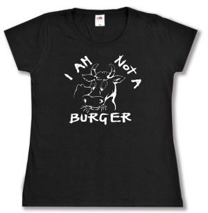 tailliertes T-Shirt: I am not a burger