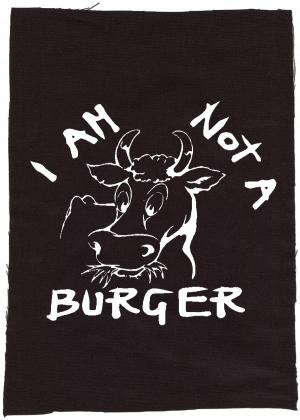 Rückenaufnäher: I am not a burger