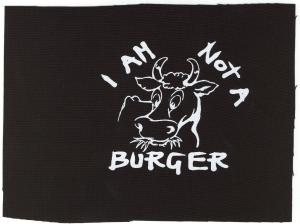 Aufnäher: I am not a burger