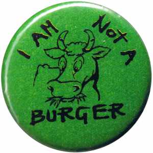 25mm Button: I am not a burger