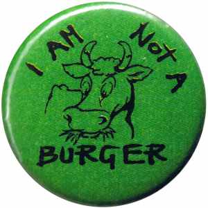 37mm Button: I am not a burger