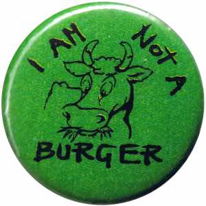 50mm Button: I am not a burger