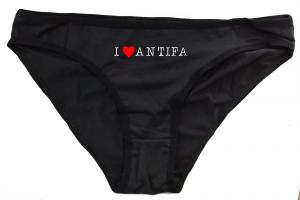 Frauen Slip: I love Antifa