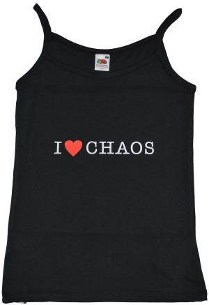 Trägershirt: I love Chaos