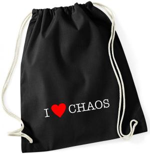 Sportbeutel: I love Chaos