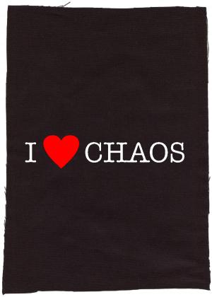 Rückenaufnäher: I love Chaos
