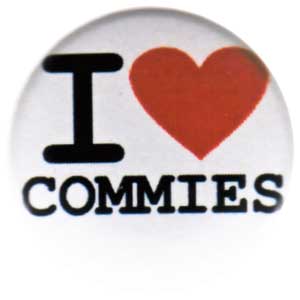 25mm Button: I love commies