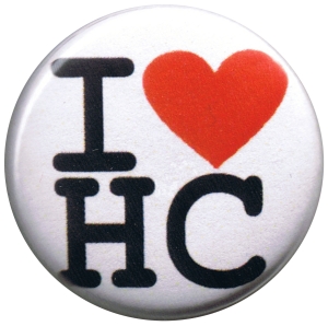 25mm Magnet-Button: I love HC
