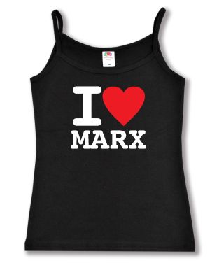 Trägershirt: I love Marx