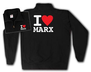 Sweat-Jacket: I love Marx