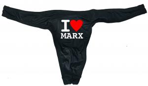 Herren Stringtanga: I love Marx