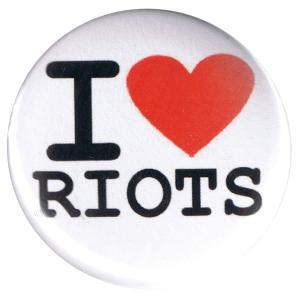 37mm Button: I love riots