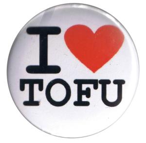 37mm Magnet-Button: I love Tofu
