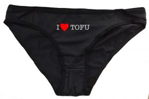 Frauen Slip: I love Tofu