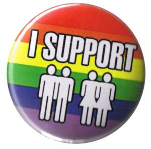 50mm Button: I support