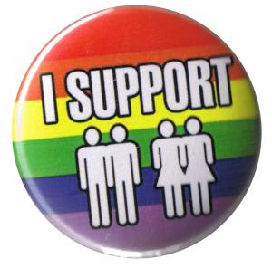 25mm Magnet-Button: I support