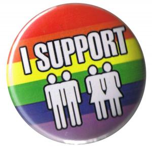 37mm Magnet-Button: I support